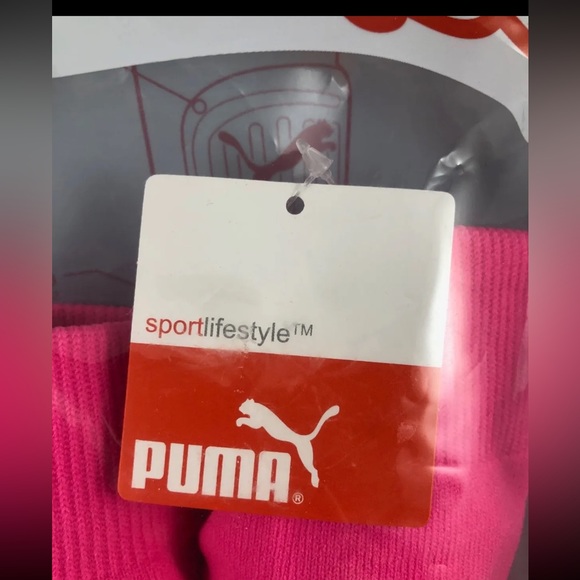 Youth Puma Closed Toe Shinguard - XS/S - Pink - PMAT3152* - Picture 4 of 5